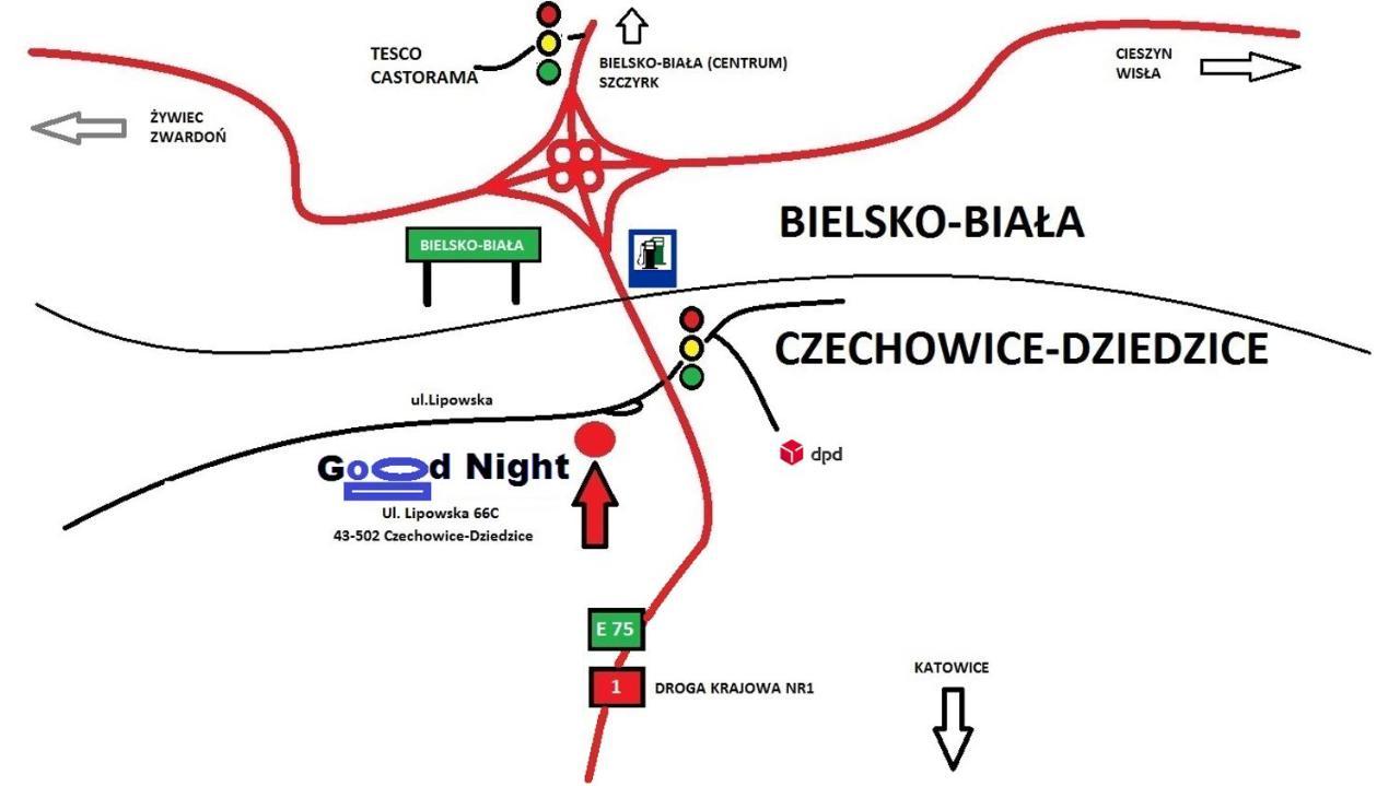 Good Night Noclegi & Strefa Z Sauna I Jacuzzi Ogolnodostepna Lub Na Wylacznosc Czechowice-Dziedzice Eksteriør bilde